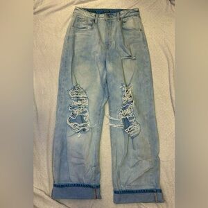 Wild Fable Ripped Jeans with Copper and Silver Accents